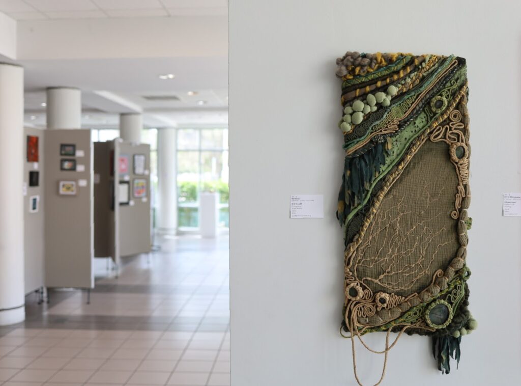Old Growth by Sarah Uys – felted fiber sculpture won Best in Show at 2024 NAP exhibition in Pasco County.